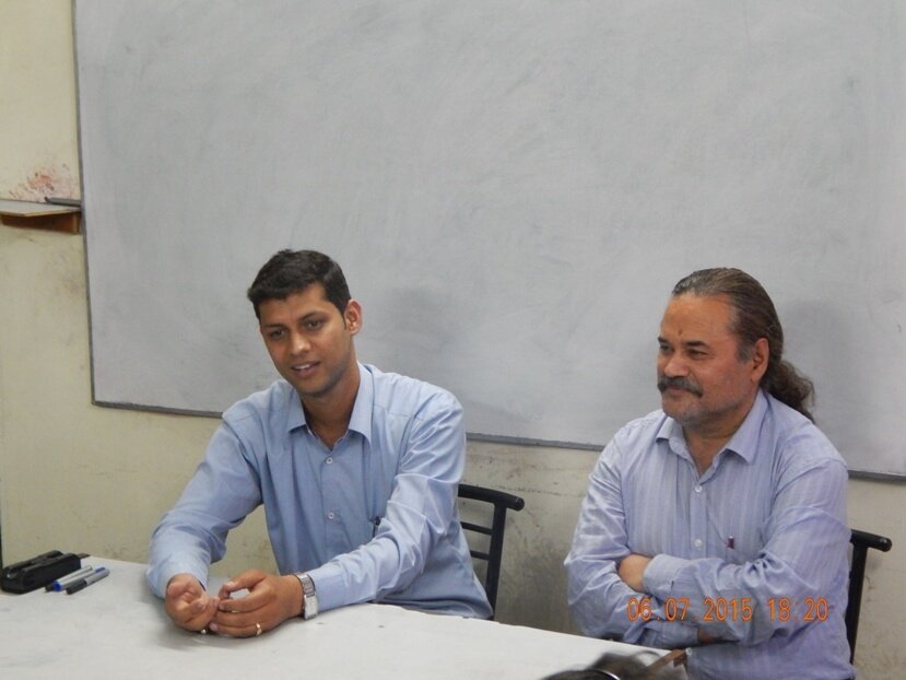 Aditya Mamgain (IRS) Interacting With Students